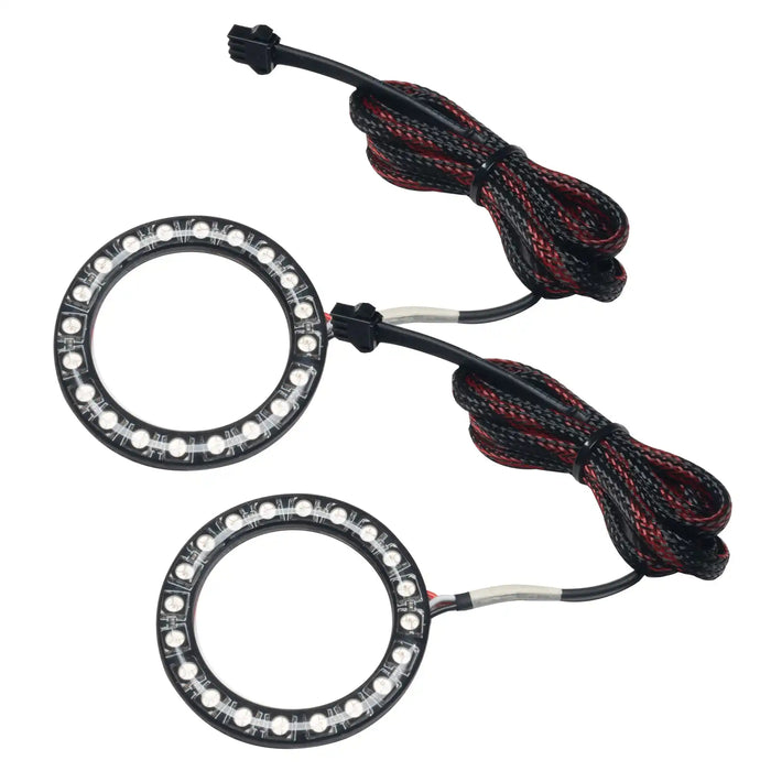 Surface mount fog light halos