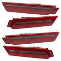 2010-2015 Chevrolet Camaro Concept SMD Sidemarker Set with crystal red paint and tinted lenses.