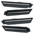 2010-2015 Chevrolet Camaro Concept SMD Sidemarker Set with cyber grey paint and clear lenses.