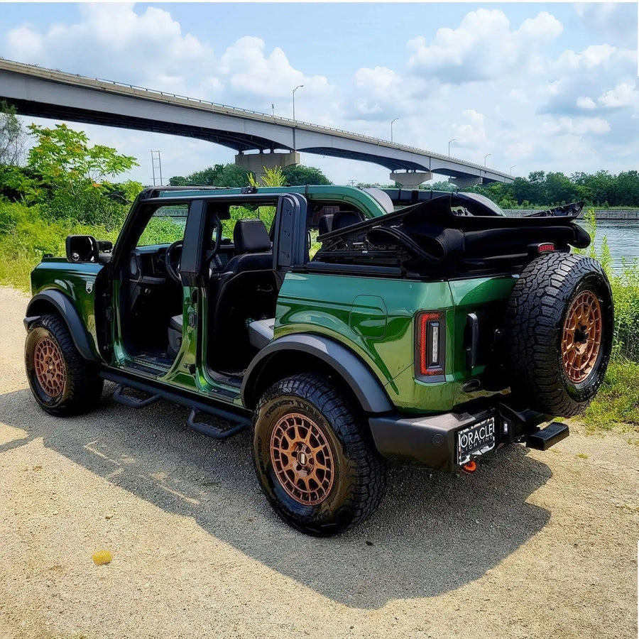 V2 | 2021-2025 Ford Bronco Flush Mount LED Tail Lights - Low Profile | 1,400 Lumens | LED Models