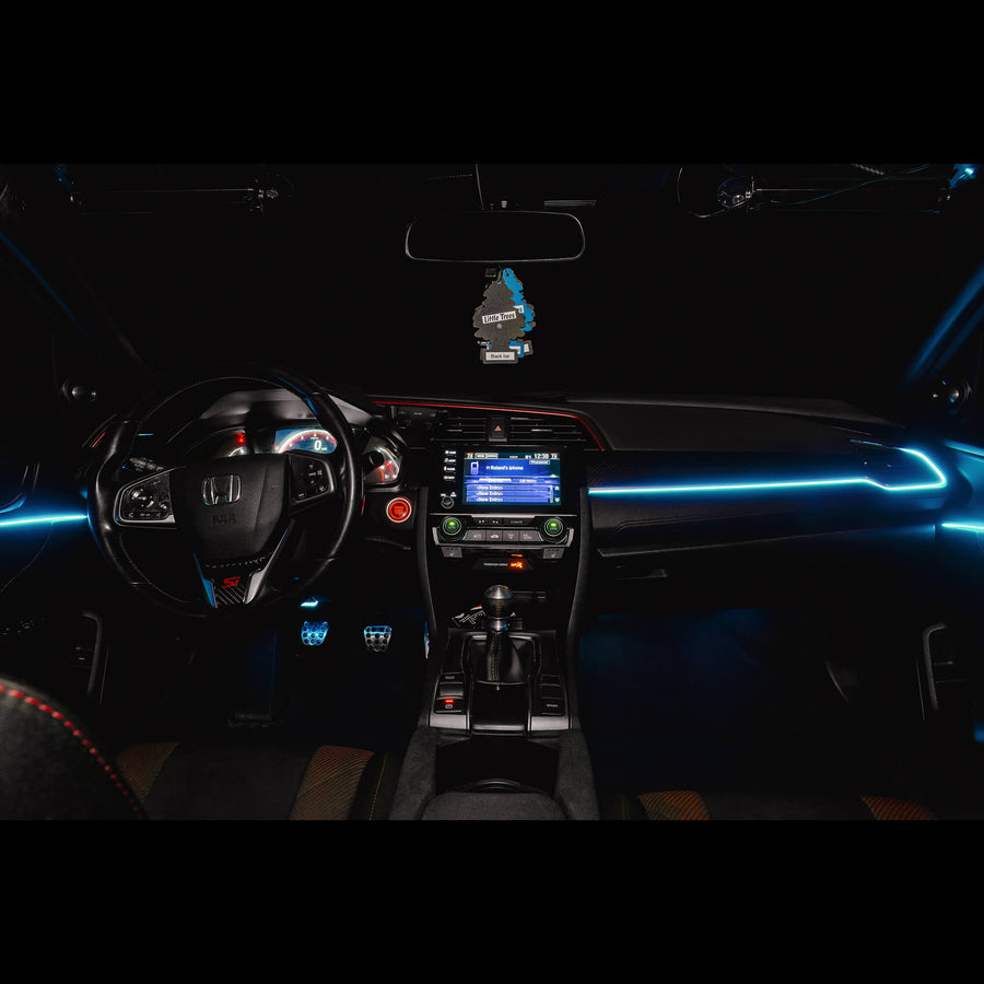 Dynamic ColorSHIFT 18-Piece Universal LED Interior Kit - Bluetooth Multi-Zone Lighting