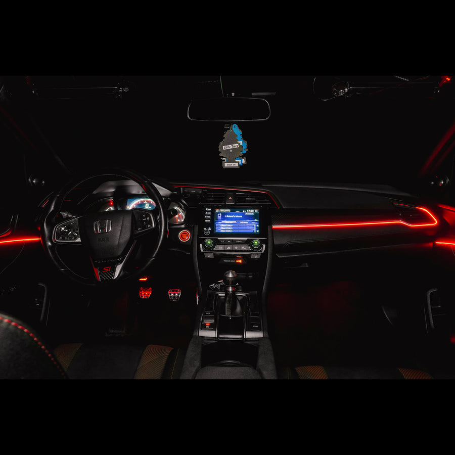 Dynamic ColorSHIFT 18-Piece Universal LED Interior Kit - Bluetooth Multi-Zone Lighting