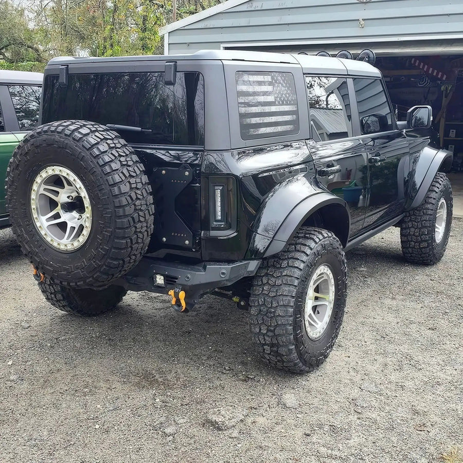 V2 | 2021-2025 Ford Bronco Flush Mount LED Tail Lights - Low Profile | 1,400 Lumens | LED Models