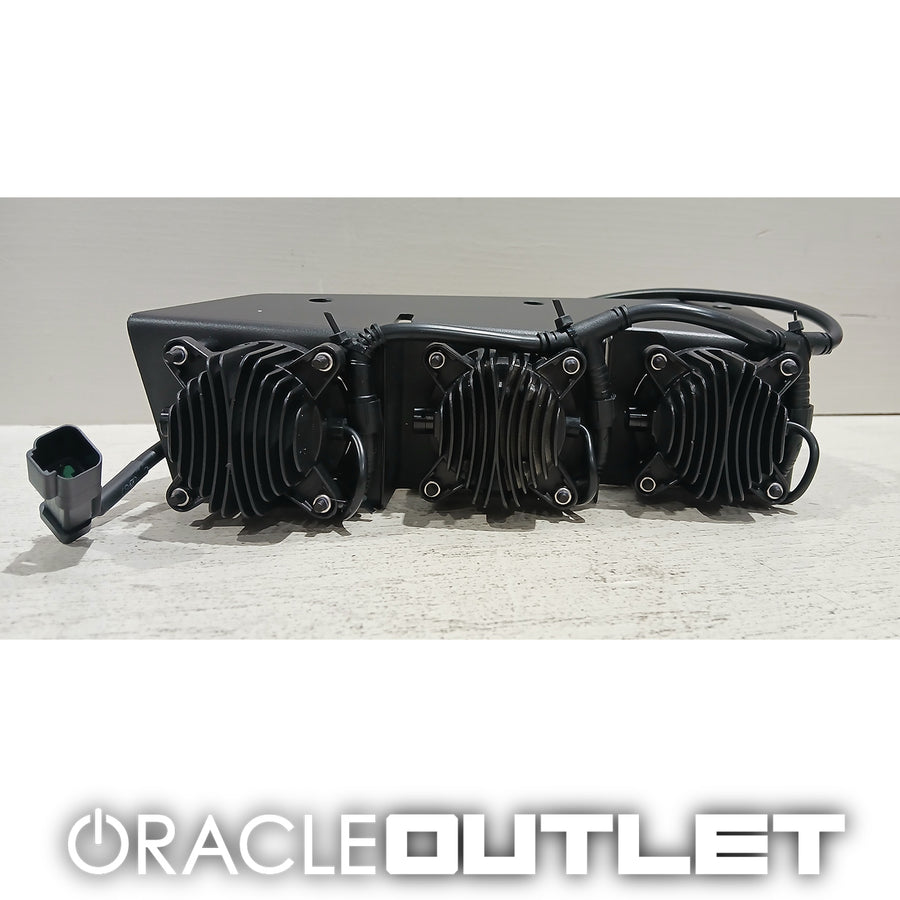 2021-2026 Ford Bronco Triple Fog Light Kit for Steel Bumper (Yellow Emitters) | ORACLE Outlet | GRADE B
