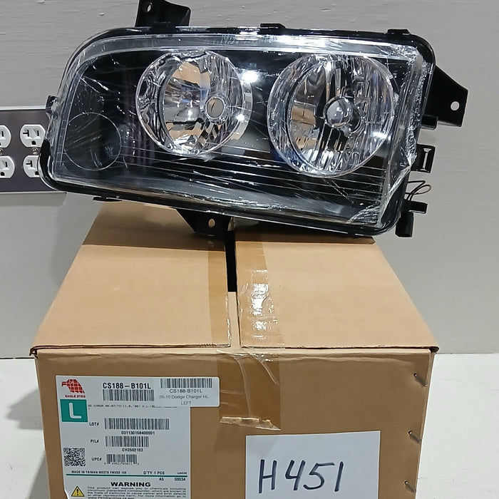 05-10 Dodge Charger Headlight Left (BLACK HOUSING) | ORACLE Outlet | GRADE B