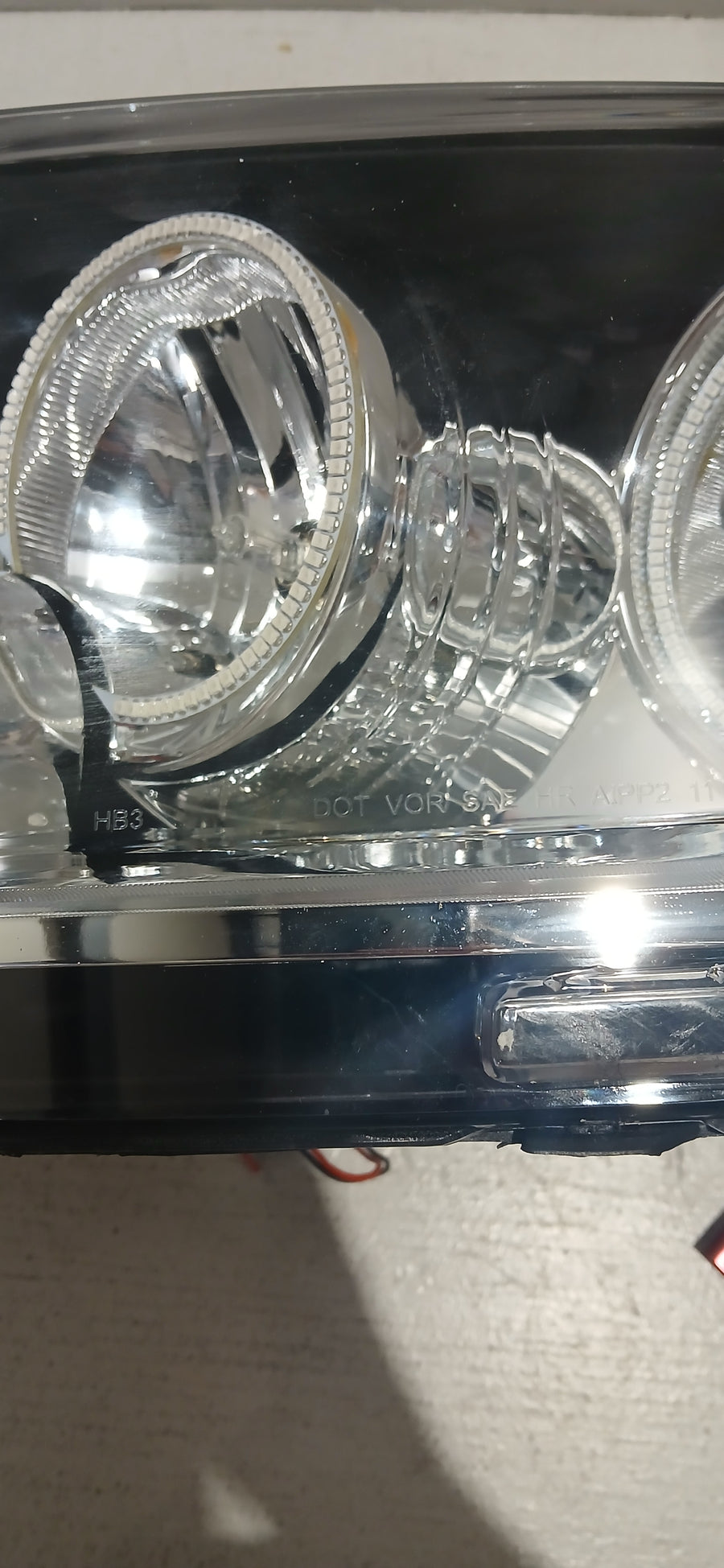2011-2013 Jeep Grand Cherokee SMD HL (Non-HID)-Chrome | ORACLE Outlet | GRADE B