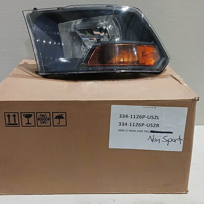 09-17 Dodge Ram 1500 TRX/SLT Quad HL-L (BLACK HOUSING) | ORACLE Outlet | GRADE B