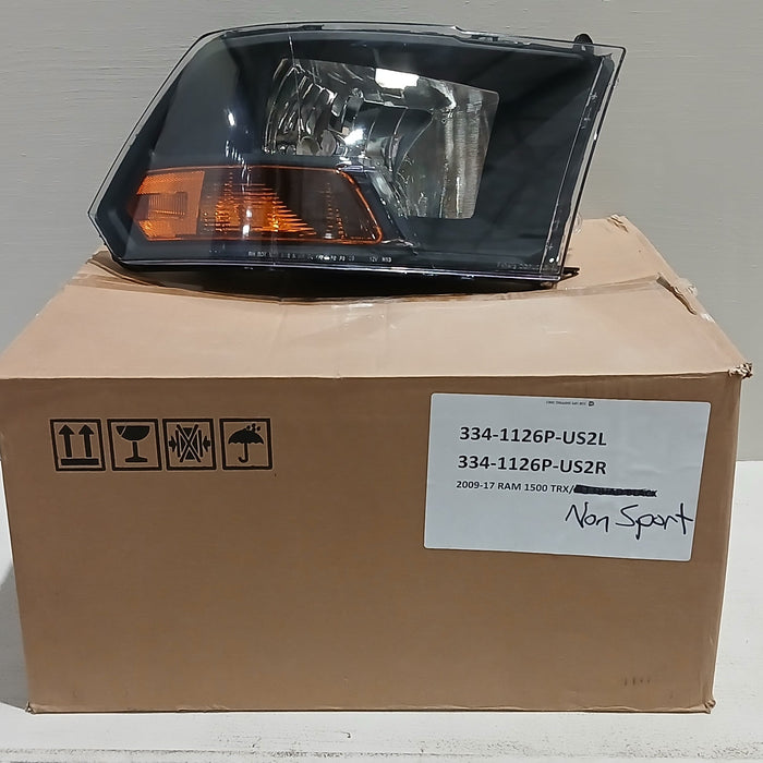 09-17 Dodge Ram 1500 TRX/SLT Quad HL-R (BLACK HOUSING) | ORACLE Outlet | GRADE B