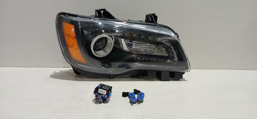2011-2014 Chrysler 300C SMD HL Black NON HID ColorSHIFT DRL | ORACLE Outlet | GRADE C