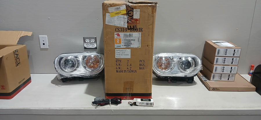 2008-2014 Dodge Challenger SMD HL (HID Style) | ORACLE Outlet | GRADE C