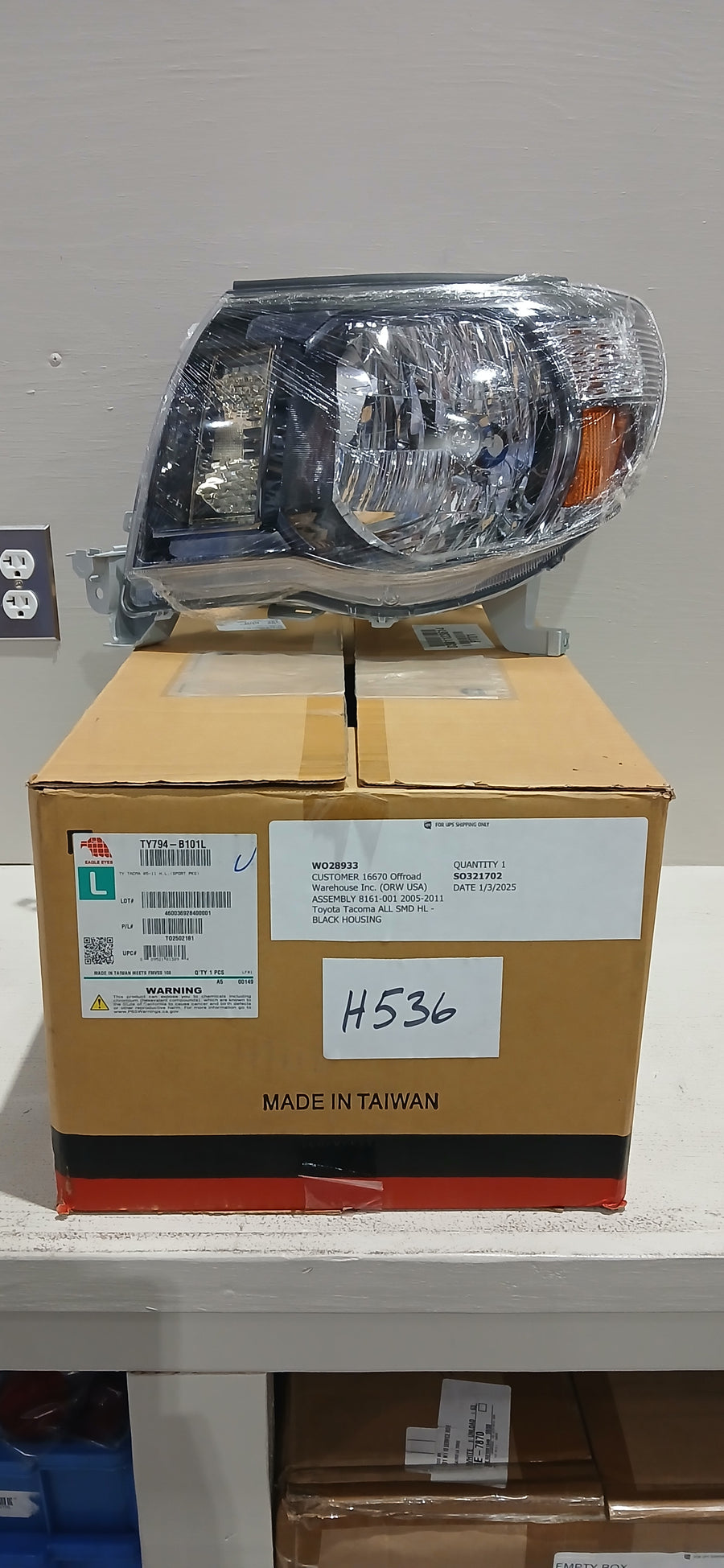 2005-2011 Toyota Tacoma ALL SMD HL - BLACK HOUSING (LH only) | ORACLE Outlet | GRADE A