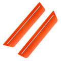 2011-2014 Dodge Charger Concept Sidemarker Rear Set with hemi orange pearl paint and clear lenses.