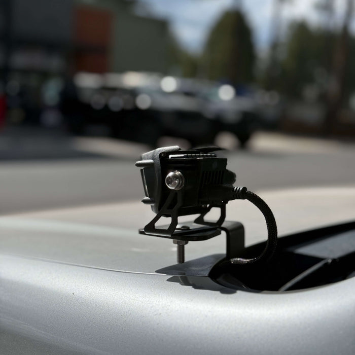 2010-2023 Lexus GX460 A-Pillar Hood Mount Brackets w/ VEGA™ Series 2 Spotlights