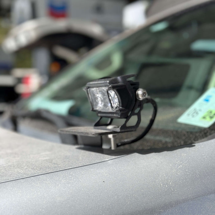 2010-2023 Lexus GX460 A-Pillar Hood Mount Brackets w/ VEGA™ Series 2 Spotlights