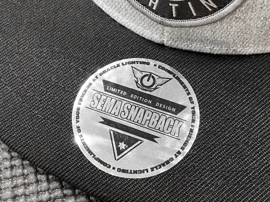 Close-up of ORACLE Lighting Official Snap-Back Hat