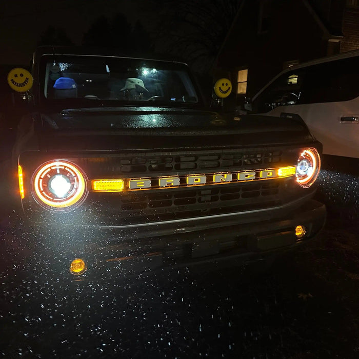 ORACLE Lighting Oculus™ ColorSHIFT® Bi-LED Projector Headlights for 2021+ Ford Bronco
