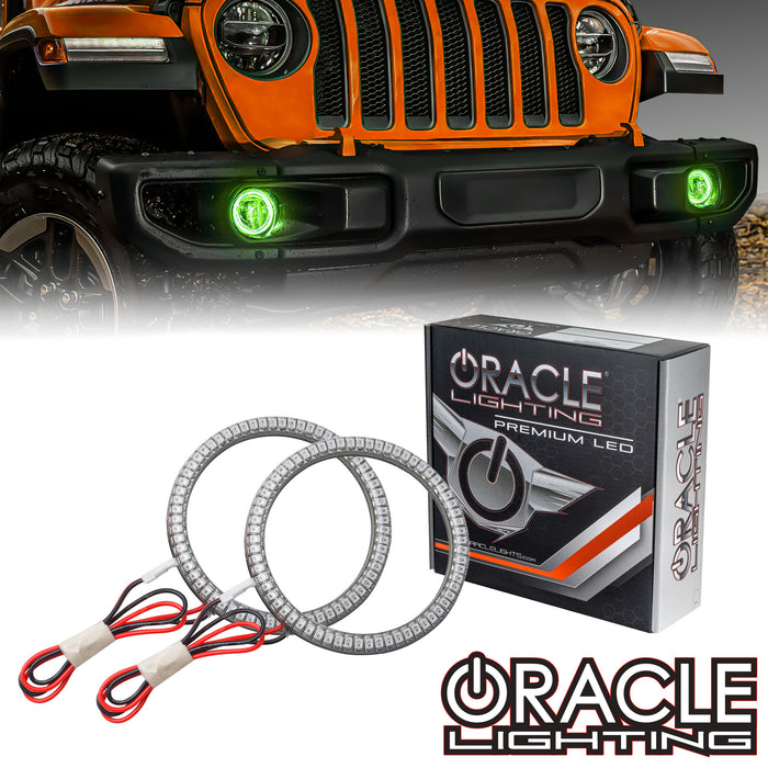 ORACLE Lighting 2020-2023 Jeep Gladiator JT LED Surface Mount Fog Light Halo Kit