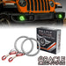 2020-2024 Jeep Gladiator JT LED Surface Mount Fog Light Halo Kit