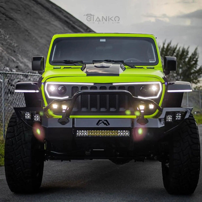 ORACLE Lighting VECTOR™ Pro Series II Full LED Grill for the Jeep Wrangler JL / Gladiator JT