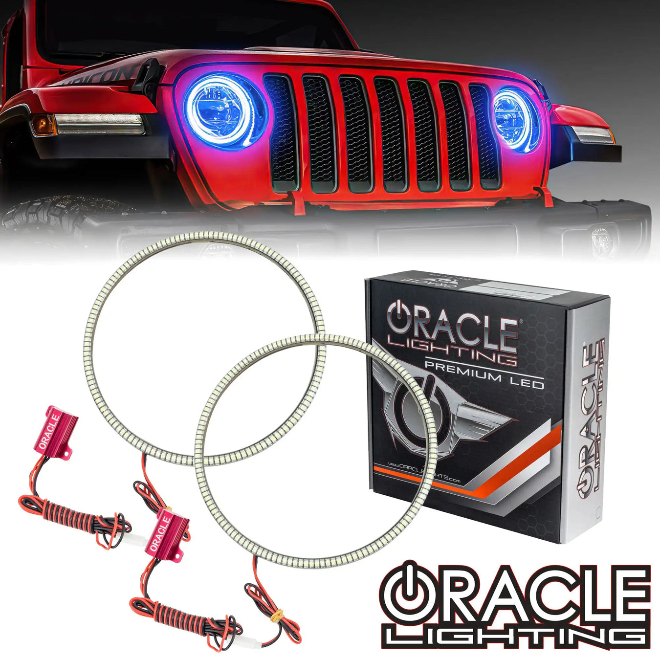 Jeep Wrangler JL LED Halo Kits & ColorSHIFT® DRL Boards