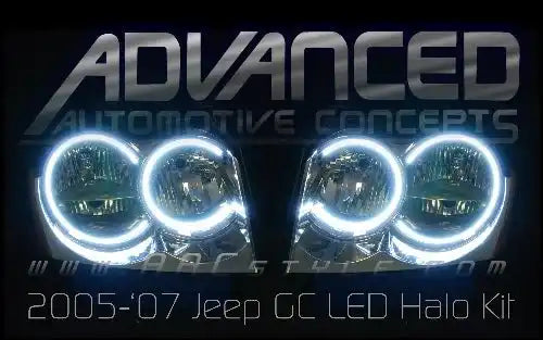 2005-2010 Jeep Grand Cherokee LED Headlight Halo Kit