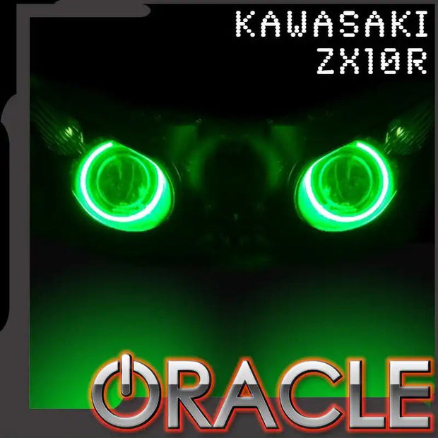 2006-2010 Kawasaki ZX10R LED Headlight Halo Kit
