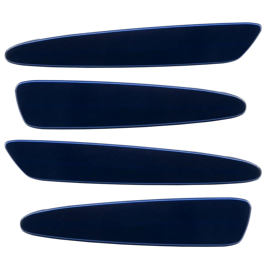 2005-2013 Chevrolet C6 Corvette Concept SMD Sidemarkers with le mans blue paint and ghost lenses.