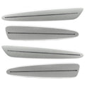 2005-2013 Chevrolet C6 Corvette Concept SMD Sidemarkers with light tarnished silver metallic paint and clear lenses.