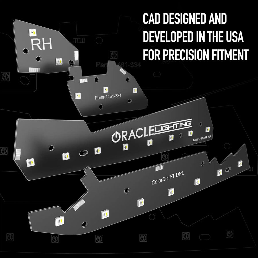 CAD render of colorshift DRL boards