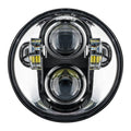5.75" 40W Replacement LED Headlight - Chrome Bezel