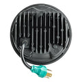 Rear view of 5.75" 40W Replacement LED Headlight - Chrome Bezel