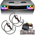 2015-2023 Dodge Challenger Dynamic ColorSHIFT Headlight Halo Kit - Surface Mount