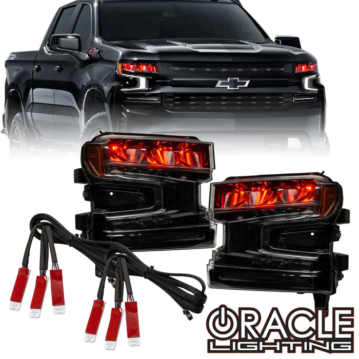 2019-2022 Chevrolet Silverado 1500 ColorSHIFT RGB Demon Eye Headlight Upgrade