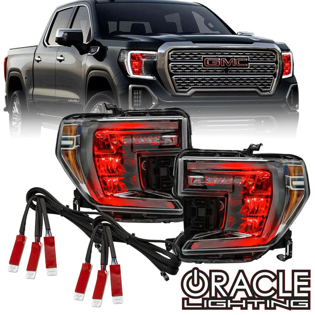 2019-2022 GMC Sierra 1500 ColorSHIFT RGB Demon Eye Headlight Upgrade