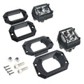 ORACLE Lighting Angled Flush Mount Bezels for Vega Series (Vega 2 & Vega 4) - Pair