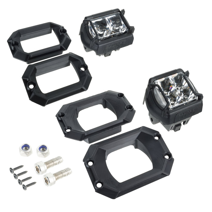 ORACLE Lighting Angled Flush Mount Bezels for Vega Series (Vega 2 & Vega 4) - Pair