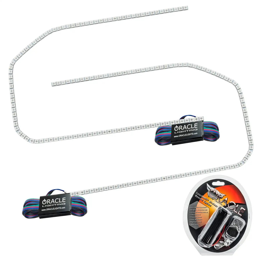 2016-2018 GMC Sierra ColorSHIFT Headlight DRL Upgrade Kit with RF Controller.