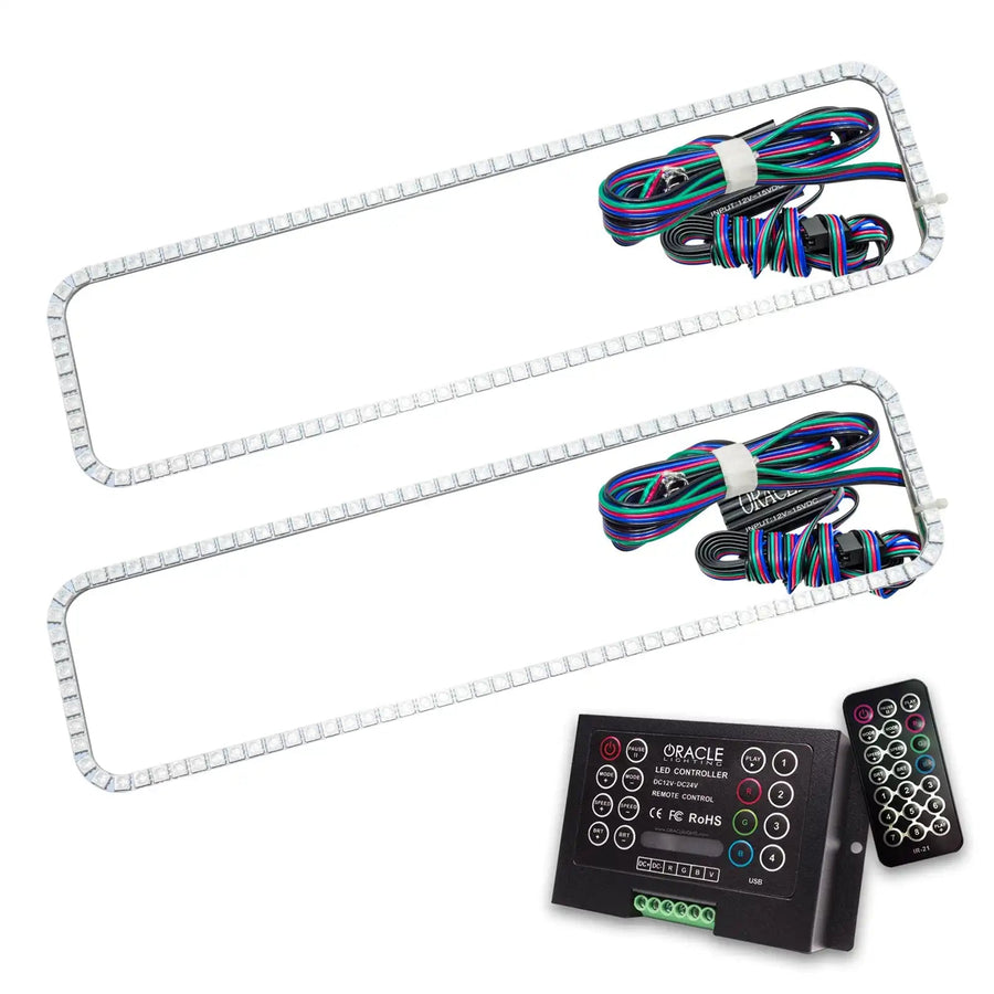 1992-1994 Chevrolet Blazer LED Headlight Halo Kit with 2.0 Controller.