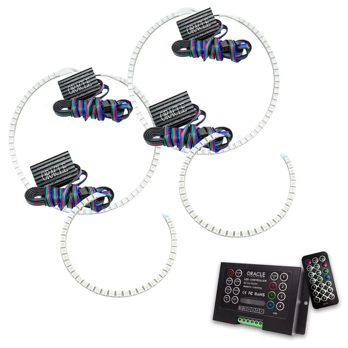 2007-2014 GMC Yukon LED Headlight Halo Kit with 2.0 Controller.