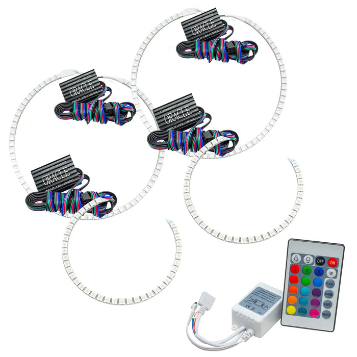 2007-2014 GMC Yukon LED Headlight Halo Kit with Simple Controller.