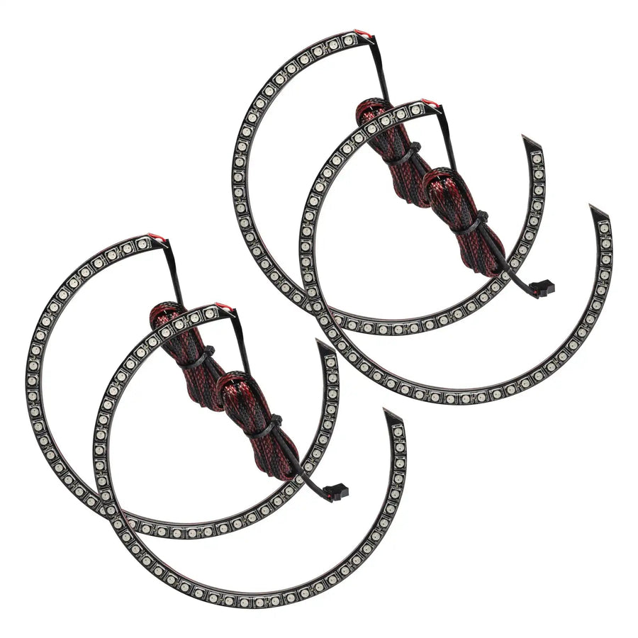 Surface mount headlight halos
