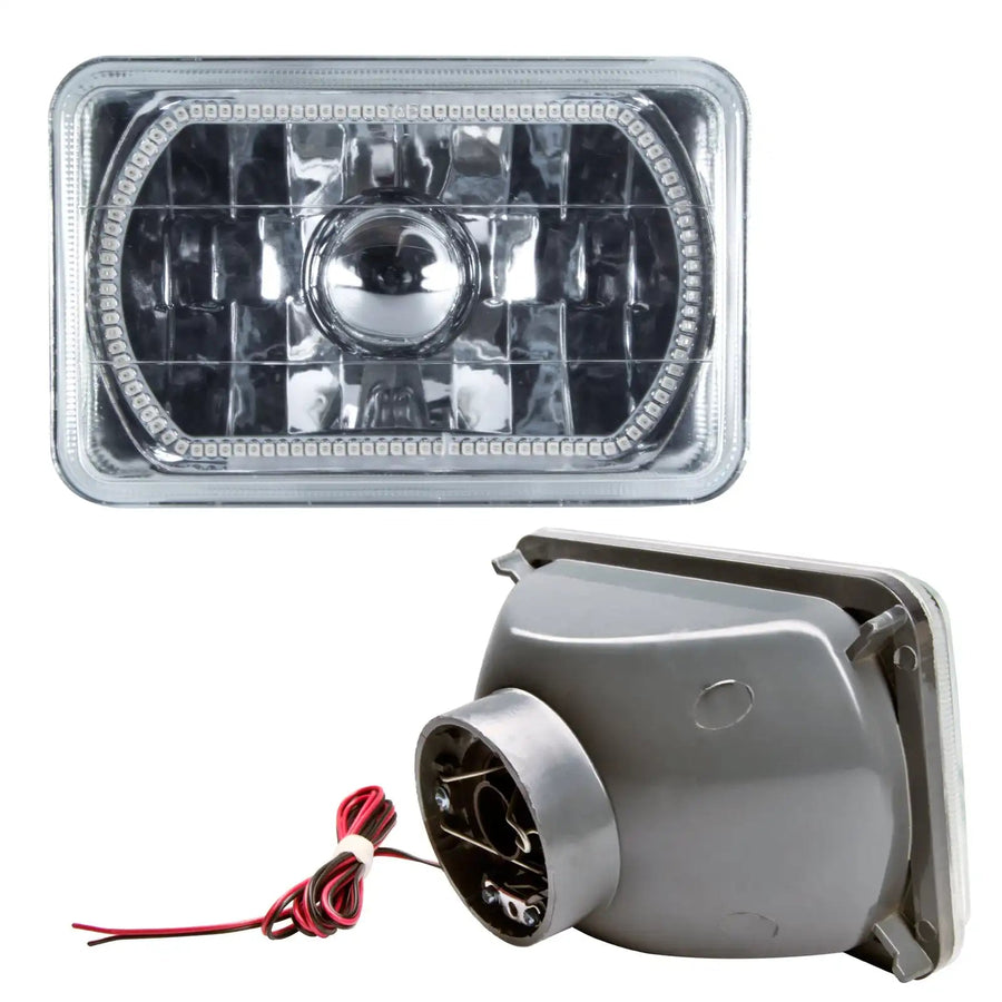 Pre-Installed 4x6" H4651/H4656 Sealed Beam Halo - All Colors