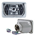 Pre-Installed 4x6" H4651/H4656 Sealed Beam Halo - All Colors