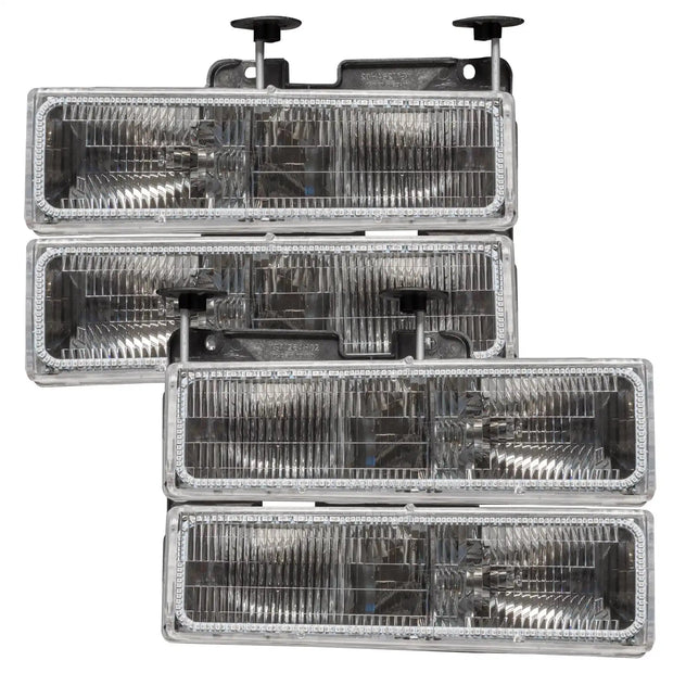 1992-1999 GMC Yukon Pre-Assembled Halo Headlights