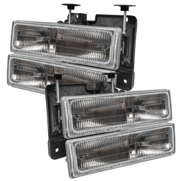 1992-1999 GMC Yukon Pre-Assembled Halo Headlights
