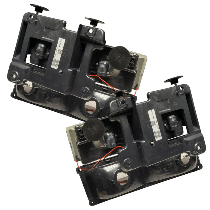 Rear view of 1992-1999 GMC Yukon Pre-Assembled Halo Headlights