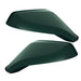 2010-2015 Chevrolet Camaro Concept Side Mirrors with green paint and ghost lenses.