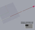 CAD Rendering of Surface Mount LED Strip.