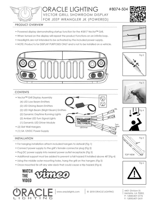 Vector Grill Dealer Display