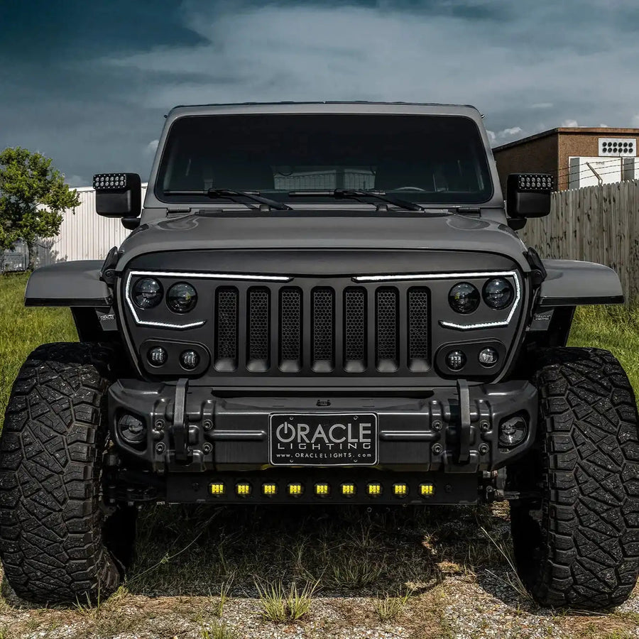 ORACLE Lighting VECTOR™ Pro Series II Full LED Grill for the Jeep Wrangler JL / Gladiator JT